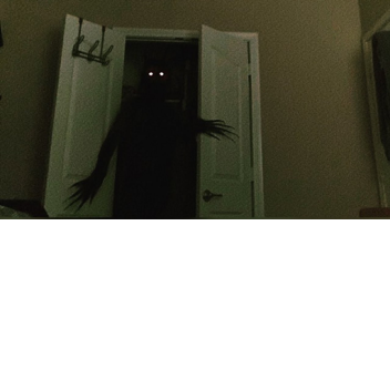 Stare at an unnerving image while MC noise plays