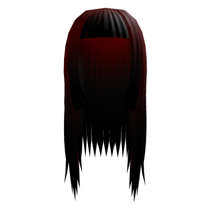 Long Gothic Vamp Hair Black