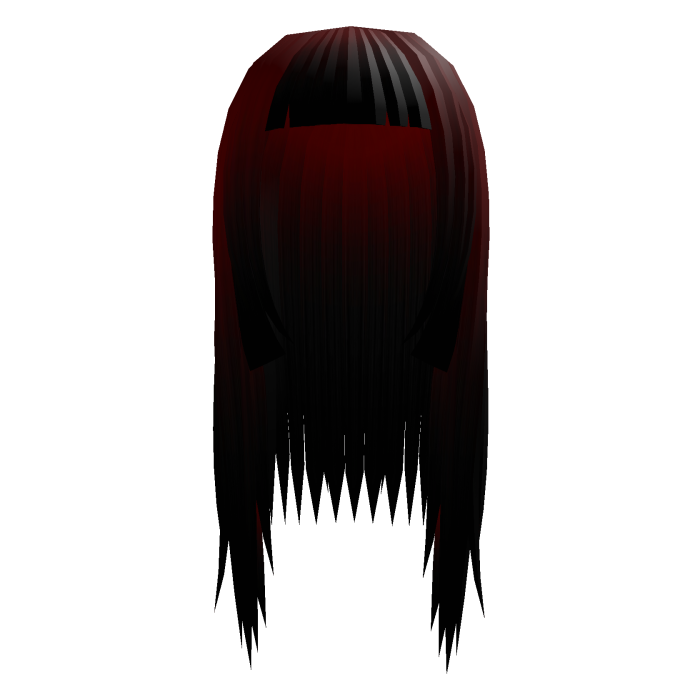 Long Gothic Vamp Hair Black