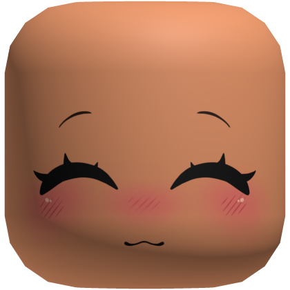 Cute Smile Blushing Face Roblox item