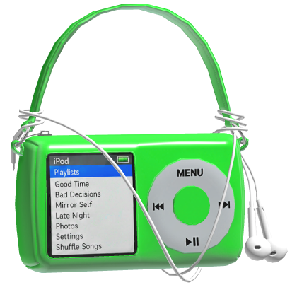 Green MP3 Shoulder Bag