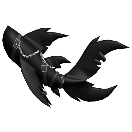 Solid Black Shark Tail Roblox item