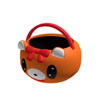 🎃 Halloween orange bear bucket👻TrickorTreat !🍬♡ thumbnail