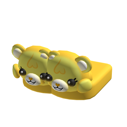 ꒰ cute sun bear slippers ♡꒱