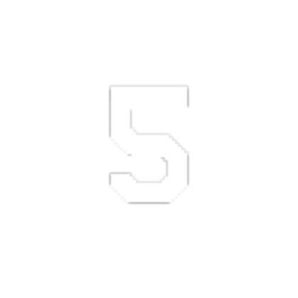 Number 5 (USAF White) Roblox decal
