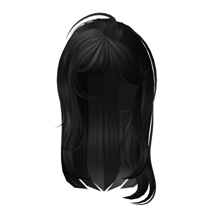 Layered Y2k Black Hair Roblox item