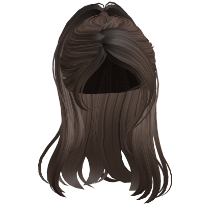 Y2K Aesthetic Ponytail (Brown)