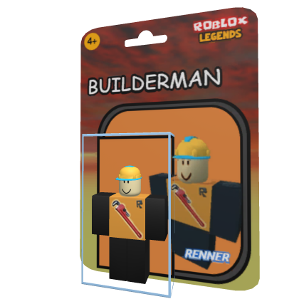 Figura de Ação Builderman - Roblox