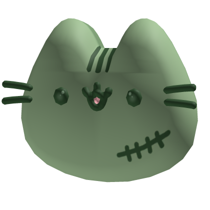 /ᐠ ◞ ᆺ ◟マ🧟‍♀️ kawaii zombie kitty hair clip 