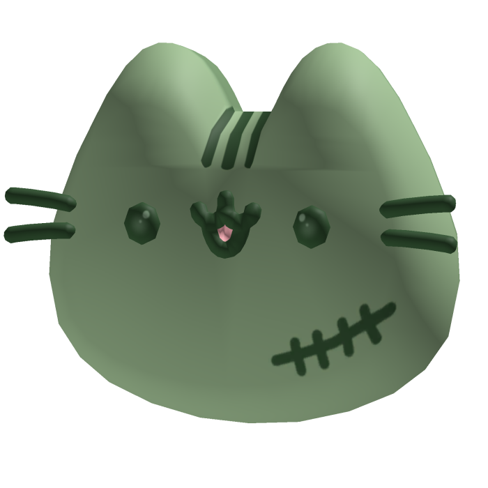/ᐠ ◞ ᆺ ◟マ🧟‍♀️ kawaii zombie kitty hair clip 