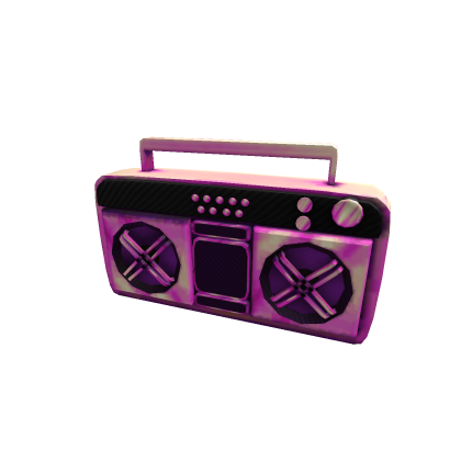 pink boombox radio mm2