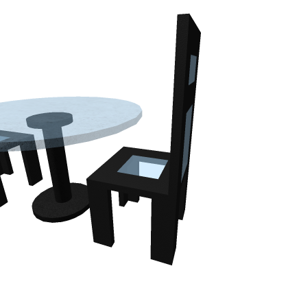 Glass Chairs and Table