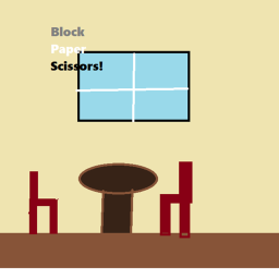 Block , Paper , Scissors!
