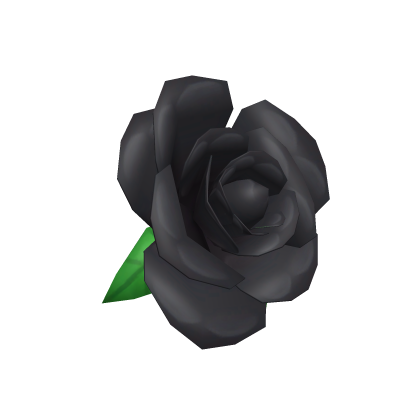 Black Rose in your Hair Roblox item