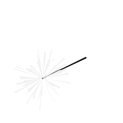 🎆 White Holdable Sparkler