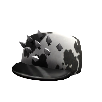 Spiked Cowhide Cap