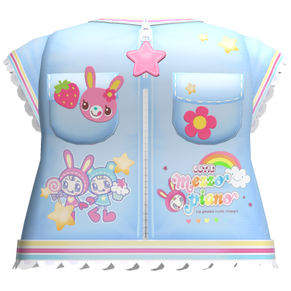 ..◜ᴗ◝.. !! cutesy blue mezzo piano star jacket