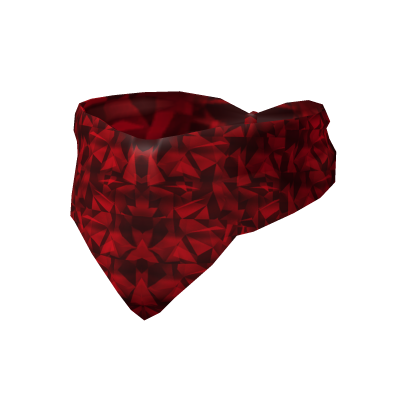 Red Sparkle Time Bandana