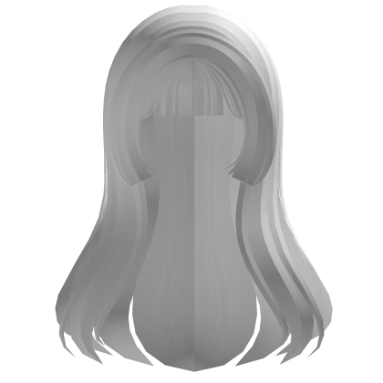 sweet hime long straight white hair Roblox item