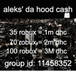aleks' da hood cash