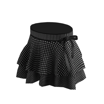 Plaid Skirts[fendudu](black) thumbnail