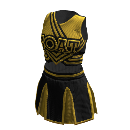 Cheerleader Uniform | Black Yellow thumbnail