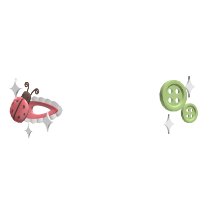 redladybughairclips