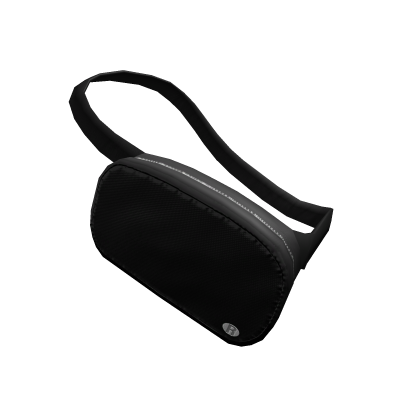 Black Crossbody Belt Bag