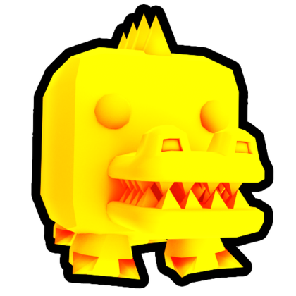 Gold Stone Crocodile