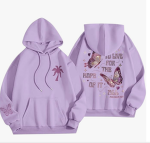 Purple hoodies