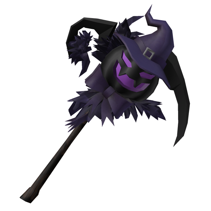 Purple Halloween Pumpkin Scythe