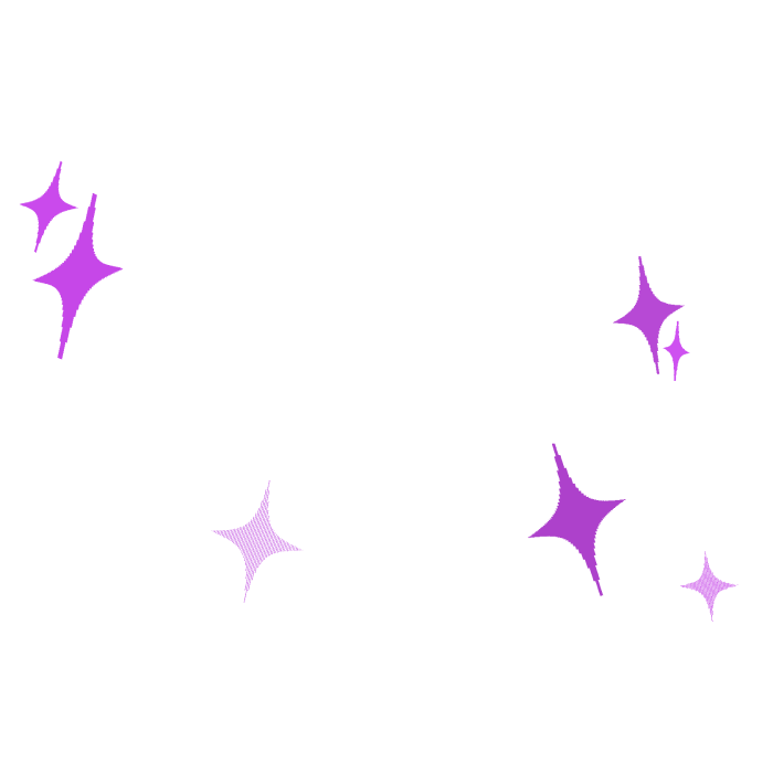 Animated Celebrity Bling Aura Purple