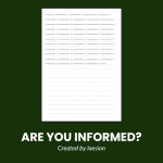 Are you Informed?