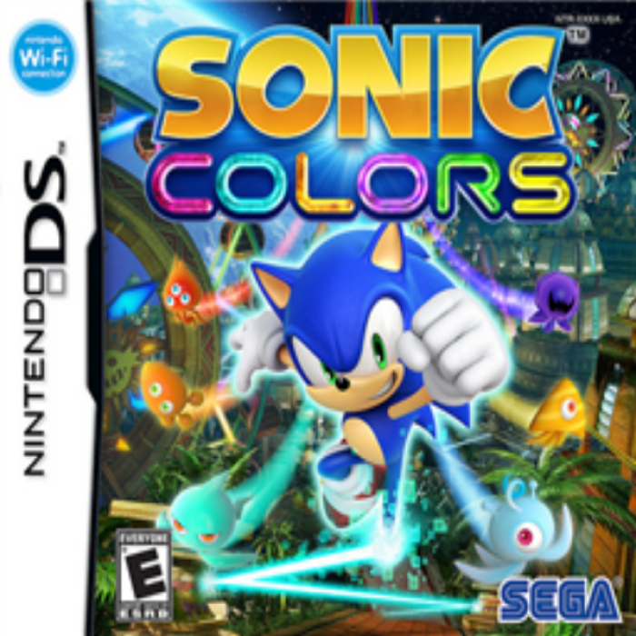 Sonic Colors DS box art Roblox decal