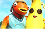 Fishy ad peely are frends
