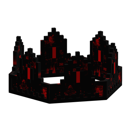 Black Red Shadow 8-Bit Crown
