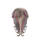Cotton Candy Dream Layered Hair