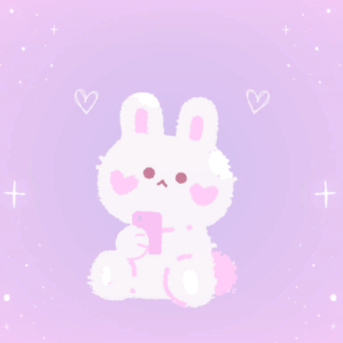 Cute Kawaii Bunny Pink