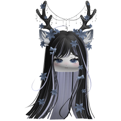 Ethereal Christmas Fairy Fawn Hair w/ Antlers