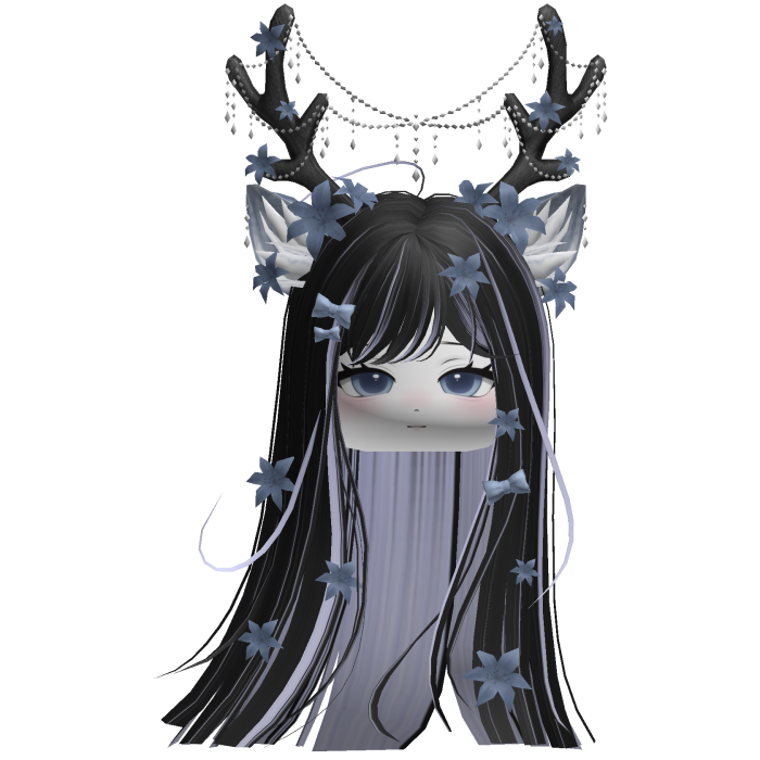 Ethereal Christmas Fairy Fawn Hair w/ Antlers