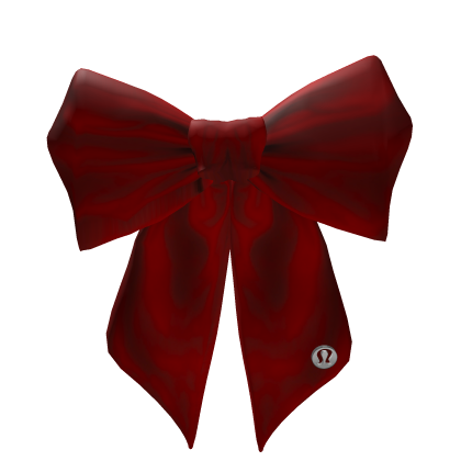 dark red huge looloo hair bow Roblox item