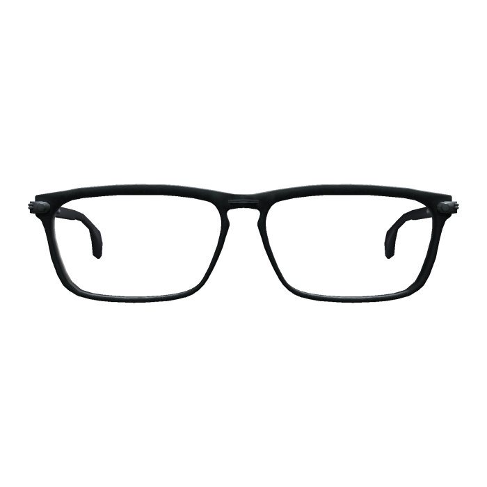 Chrome Framed Designer Glasses