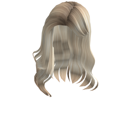 Blonde Fashion Model Side-Part
