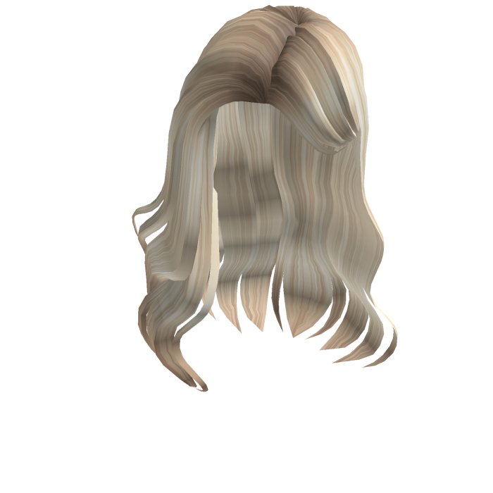 Blonde Fashion Model Side-Part
