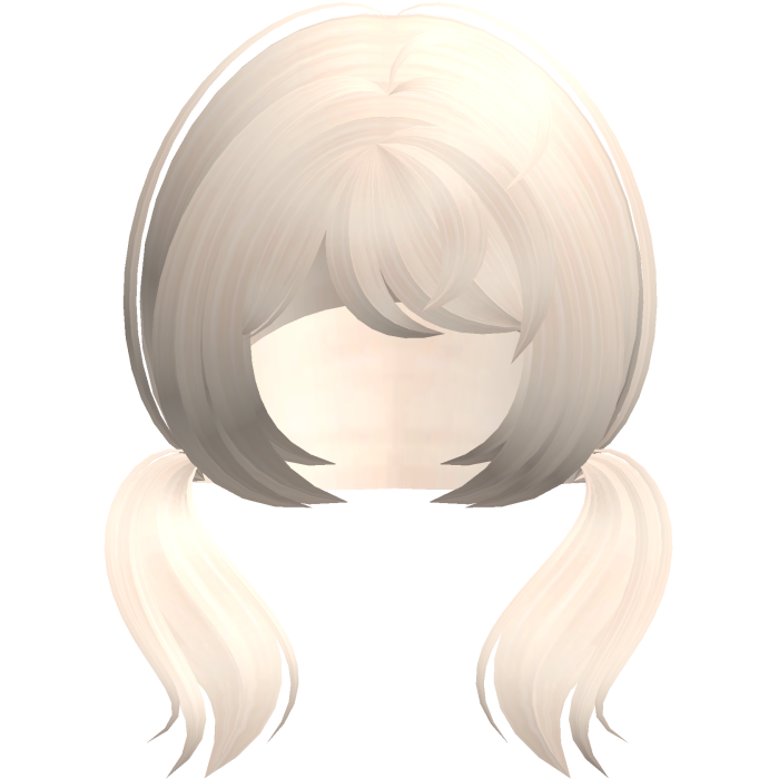 ♡︎ mini babydoll low pigtails in blonde