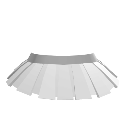 White pleated skirt roblox sale