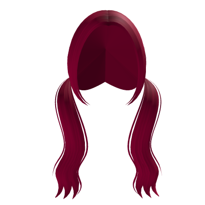 ☆ hot pink y2k pigtails hair  Roblox item