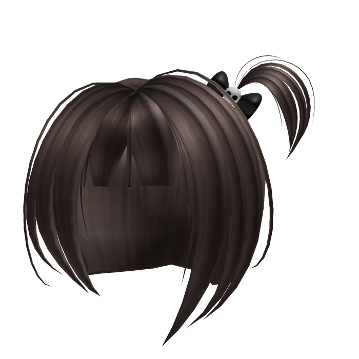 Cute Brown Skull Hair