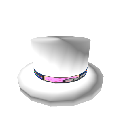 Top hat nyan cat white