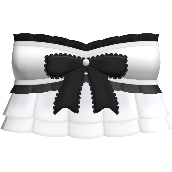 ˖ ‿♡ cutesy black bow top